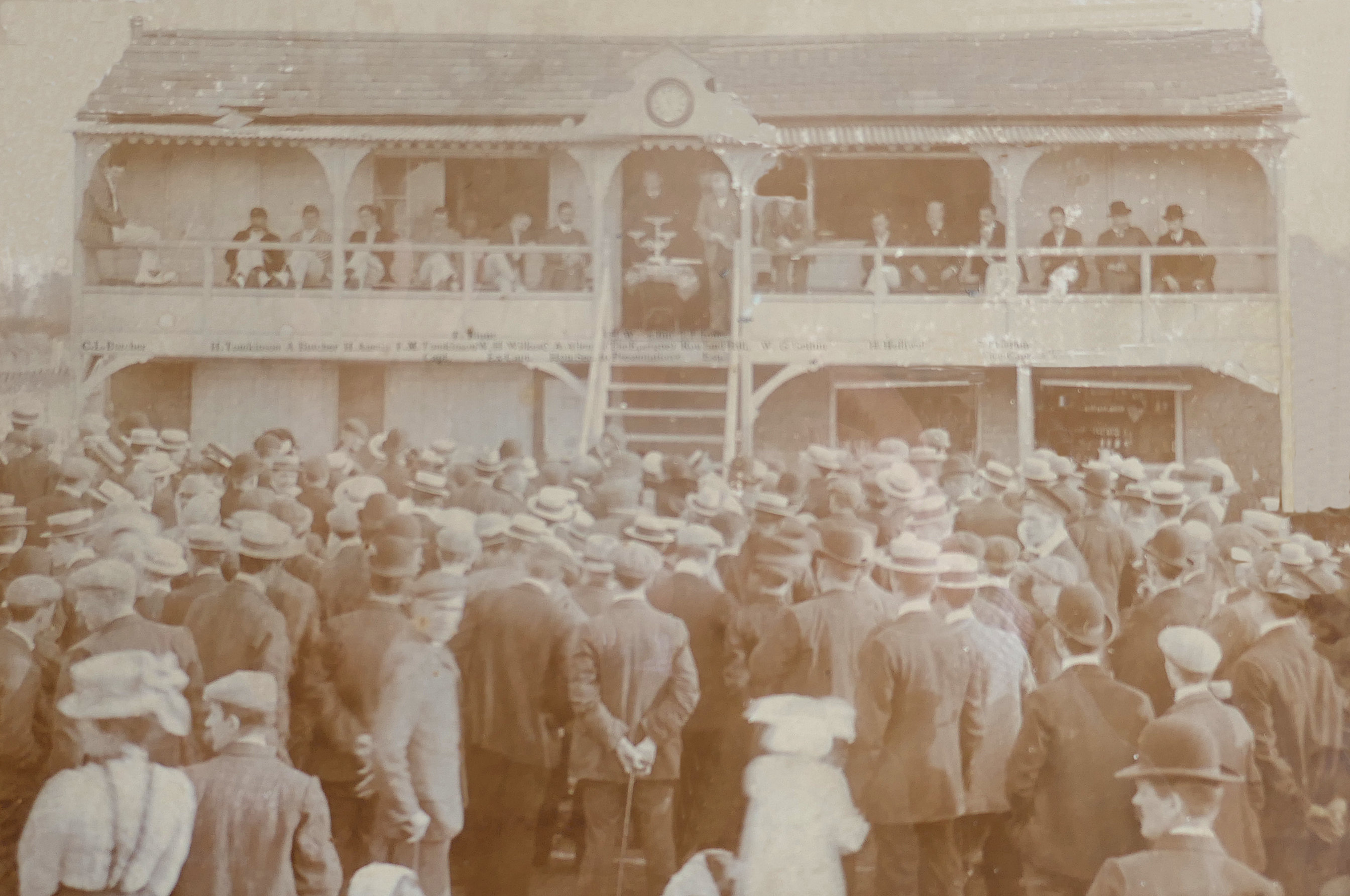 1907 presentation to W Wilkes for 20yrs as captain